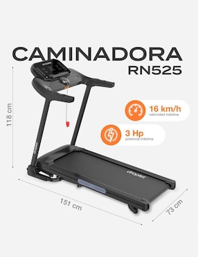 Caminadora casera Droplet RN525 plegable