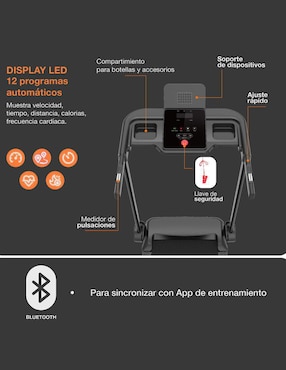 Caminadora casera droplet rn320 plegable