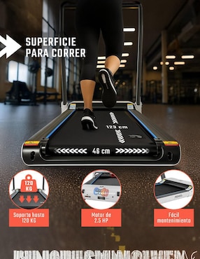 Caminadora Eléctrica Profesional 2.5 HP Luz LED Centurfit