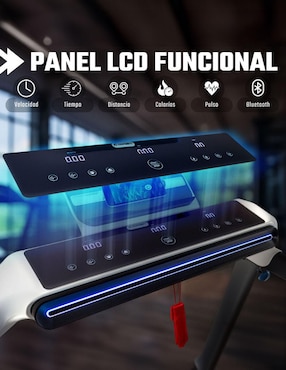 Caminadora Eléctrica Profesional 2.5 HP Luz LED Centurfit