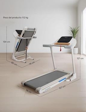 Caminadora Eléctrica Profesional 3.6 HP Tipo Madera Centurfit