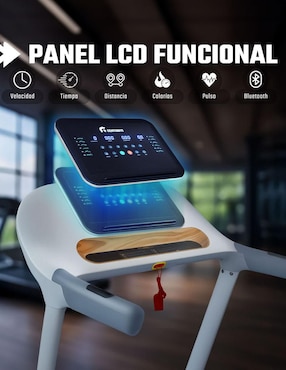 Caminadora Eléctrica Profesional 3.6 HP Tipo Madera Centurfit