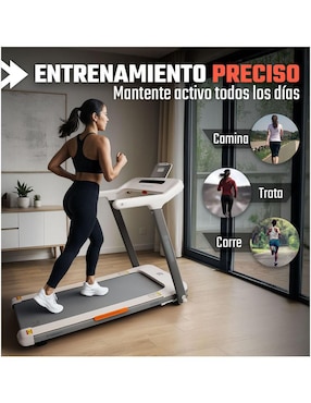 Caminadora Eléctrica Profesional 2.5 HP Sensor Pulso Centurfit