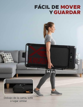 Caminadora mecánica X-Rush plegable