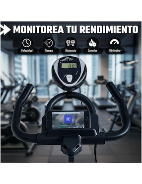 Bicicleta fija Centurfit modelo MKZ-BICISPN6kGR de acero