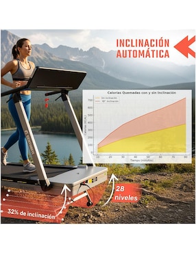 Caminadora semiprofesional Centurfit MKZ-CAMIM1 plegable