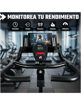 Bicicleta fija Centurfit modelo MKZ-BISPIBASNJBR de acero