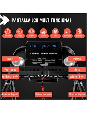 Caminadora casera Centurfit MKZ-CAMIV8 plegable