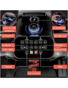Caminadora Eléctrica Profesional 7 HP AutoInclinación Centurfit