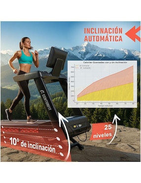 Caminadora Eléctrica Profesional 7 HP AutoInclinación Centurfit