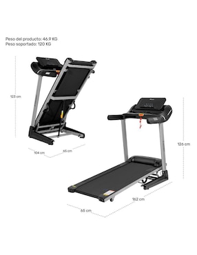 Caminadora profesional Centurfit MKZ-CAMIGTS2PRO plegable