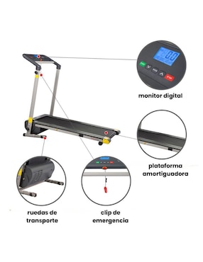 Caminadora casera Sunny Health & Fitness SF-T7632 plegable