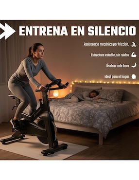Bicicleta fija Centurfit modelo mkz-bispincomneg de acero