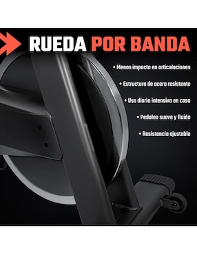 Bicicleta fija Centurfit modelo mkz-bispincomneg de acero