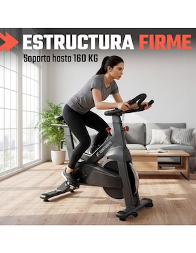 Bicicleta fija Centurfit modelo mkz-bispincomneg de acero