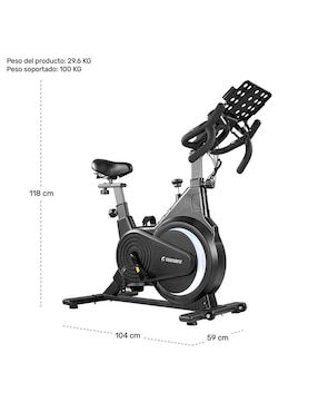 Bicicleta fija Centurfit modelo mkz-spinnmagnneg de acero