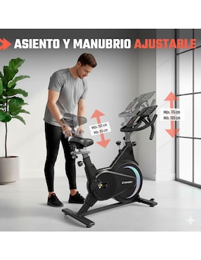 Bicicleta fija Centurfit modelo mkz-spinnmagnneg de acero