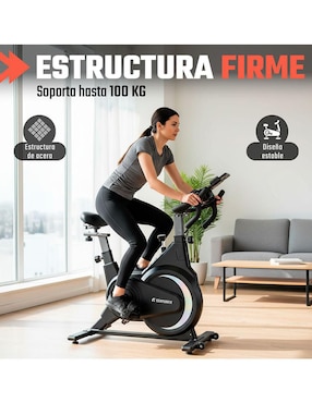 Bicicleta fija Centurfit modelo mkz-spinnmagnneg de acero