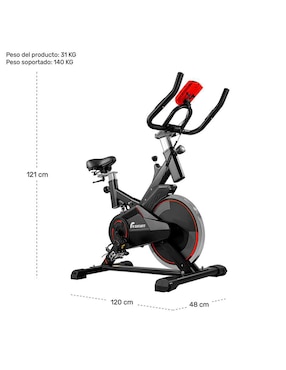 Bicicleta fija Centurfit modelo mkz-7702-13kgsro de acero