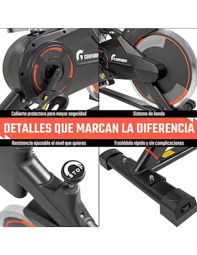 Bicicleta fija Centurfit modelo mkz-7702-13kgsro de acero