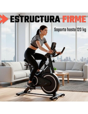 Bicicleta fija Centurfit modelo mkz-bispinbasneg de acero