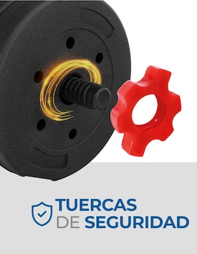 Kit mancuernas de peso variable Altera 40 kg 27 piezas