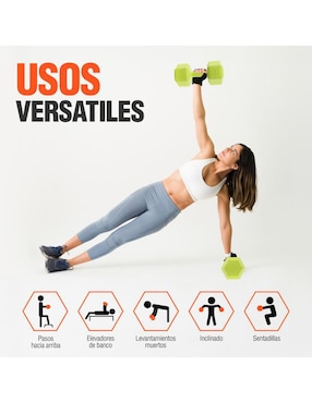 Set mancuernas de peso fijo Altera 20 kg 2 piezas