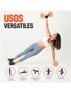 Set mancuernas de peso fijo Altera 25 kg 2 piezas