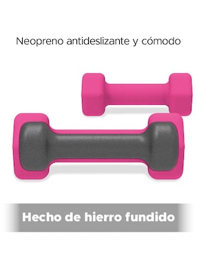 Set mancuernas de peso fijo X-Rush 2.7 kg 2 piezas