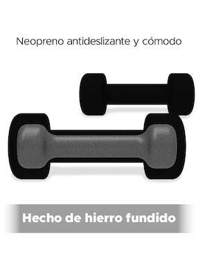 Set mancuernas de peso fijo X-Rush 4 kg 2 piezas