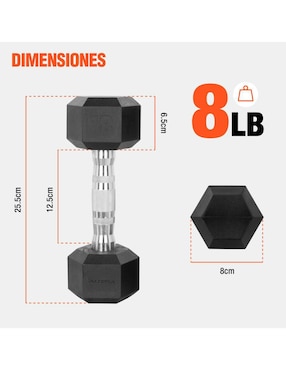 Set Mancuernas de peso fijo Altera 2 piezas