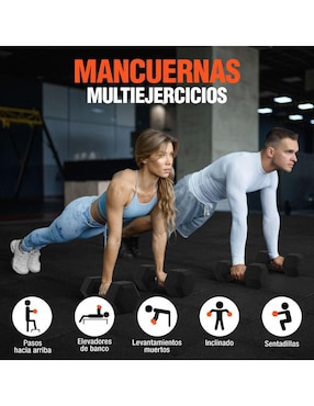 Set Mancuernas de peso fijo Altera 2 piezas