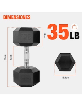 Set Mancuernas de peso fijo Altera 2 piezas