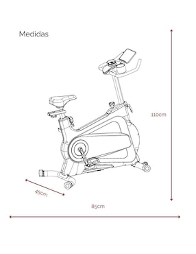 Bicicleta de spinning Ogg Homes modelo XYFY249 de acero