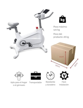 Bicicleta de spinning Ogg Homes modelo XYFY249 de acero