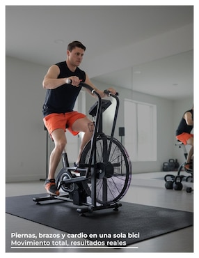 Bicicleta de spinning Level Fitness de acero