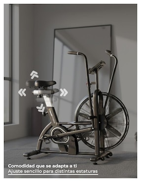 Bicicleta de spinning Level Fitness de acero