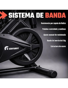 Bicicleta fija Centurfit modelo Spintrans de acero