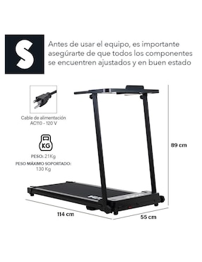 Caminadora profesional Signa DF9C1 plegable