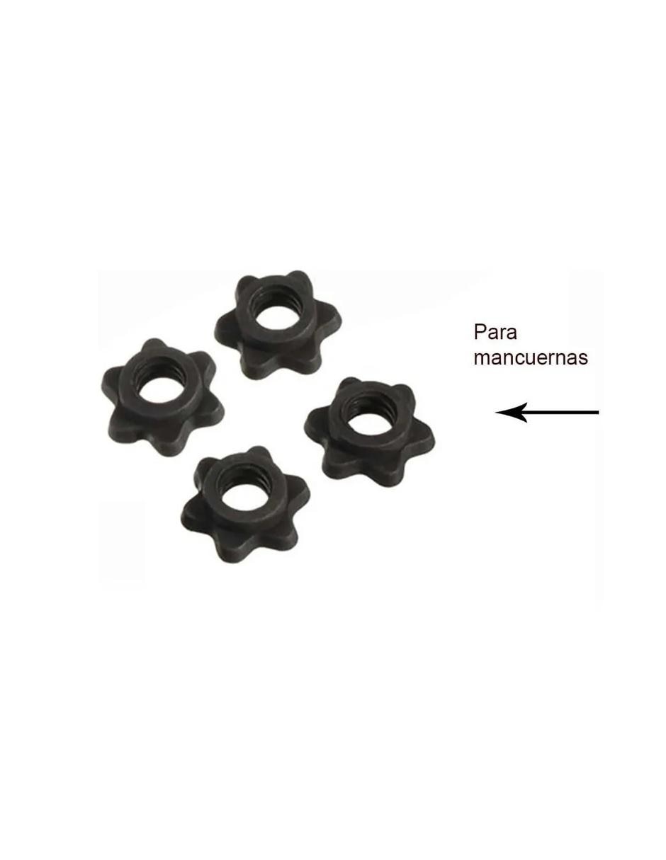 Kit De Pesas 40 Libras Negras Mancuernas 2