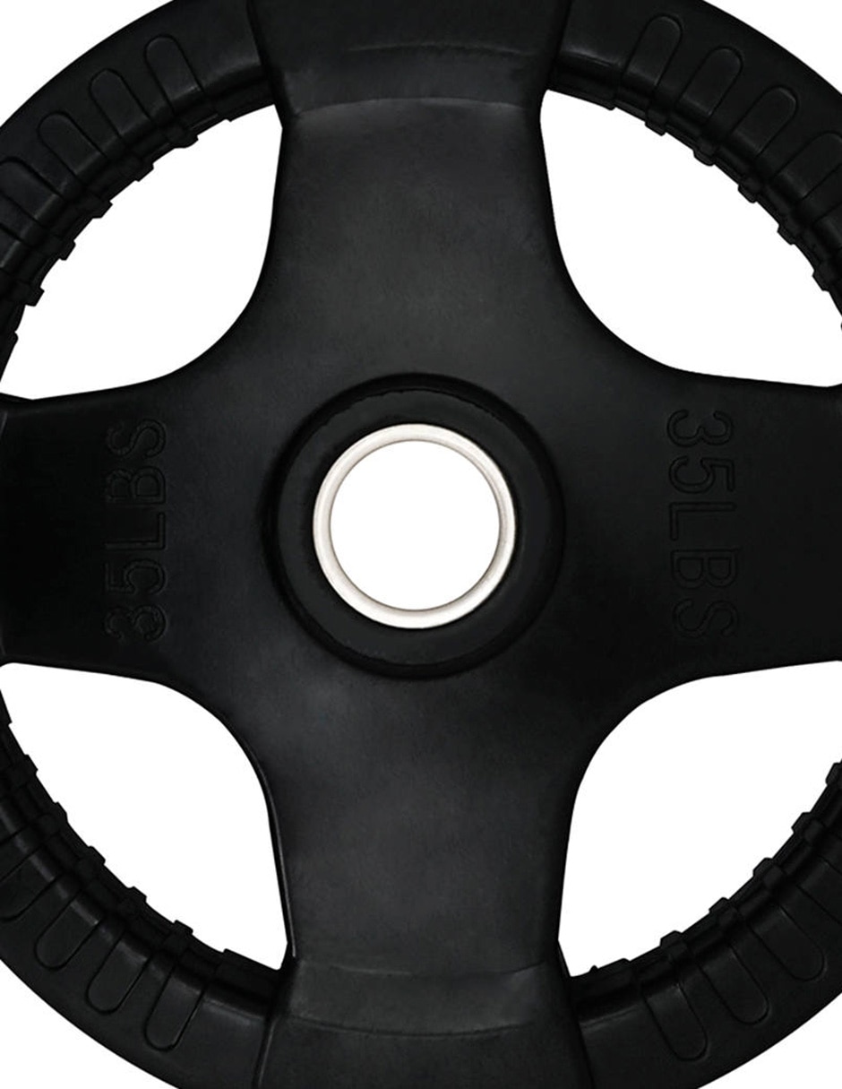 Disco olímpico rubber 4/10 lb