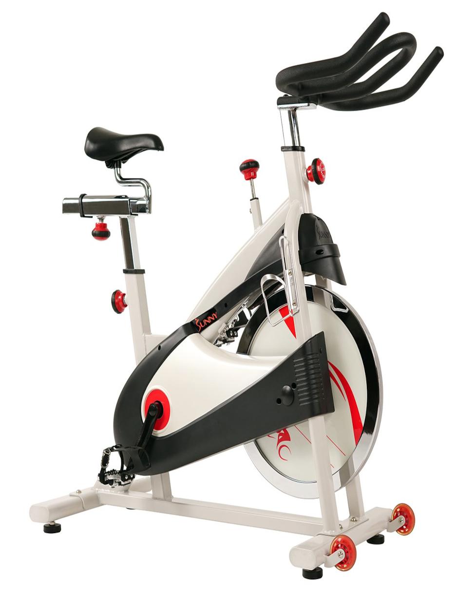 Bicicleta de spinning Sunny Health & Fitness semi profesional