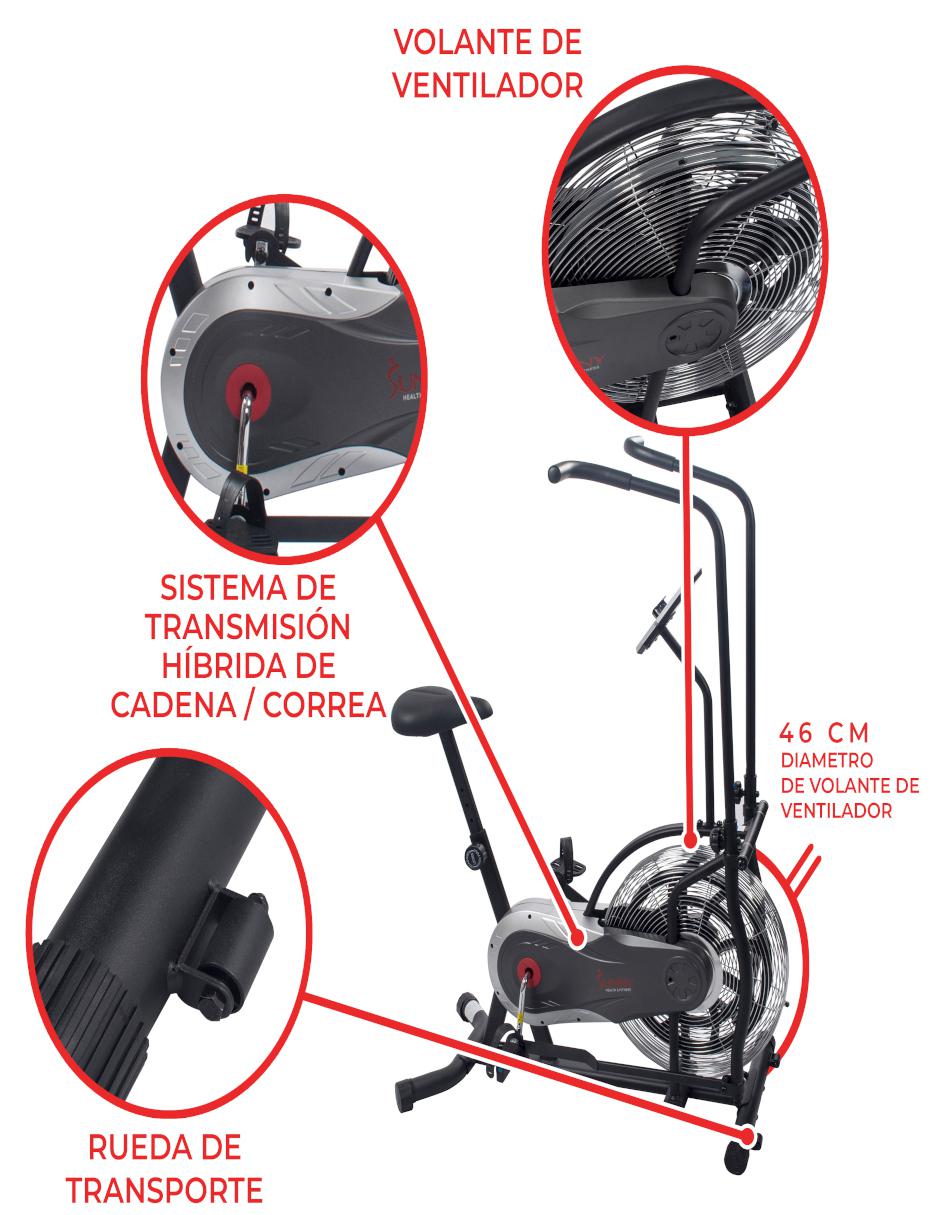 Bicicleta fija metal 3