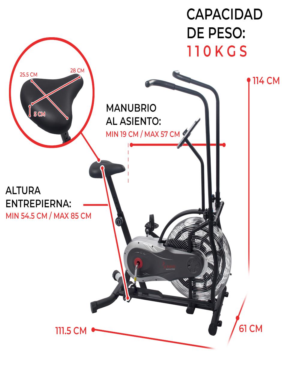 Bicicleta fija metal 5