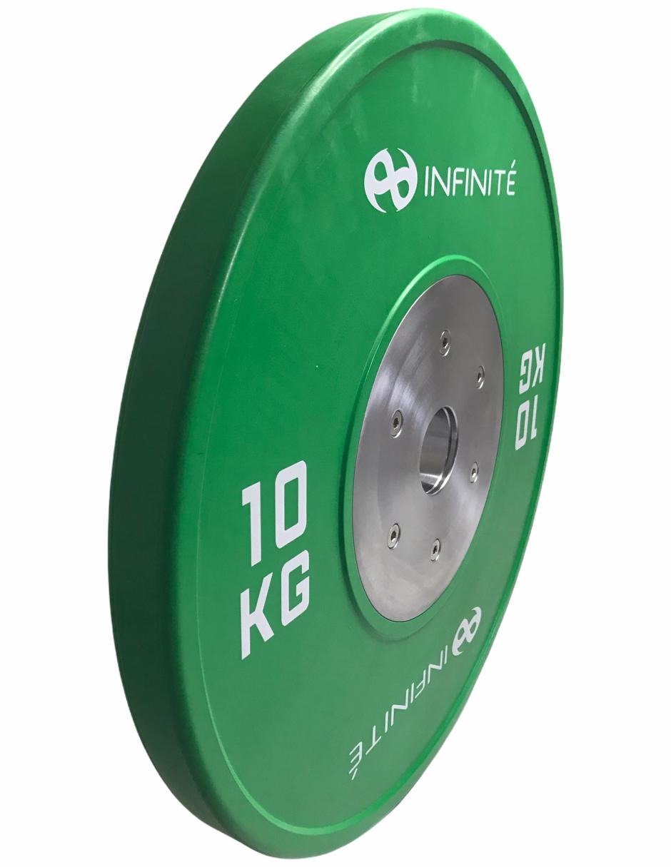 Par de Bumpers de Goma Maciza 10 Kg Mod. IF-BPC10-2 pzas 3