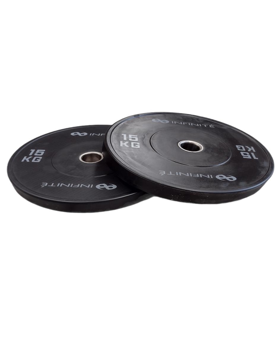 Par de bumpers profesional Infinite 15 Kg Mod. IF-BPN15 3