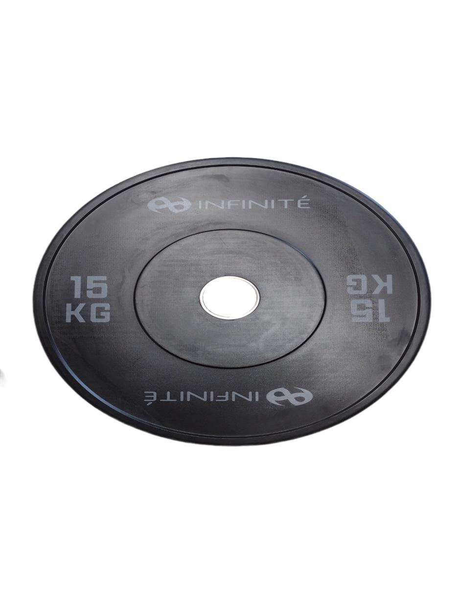 Par de bumpers profesional Infinite 15 Kg Mod. IF-BPN15 4