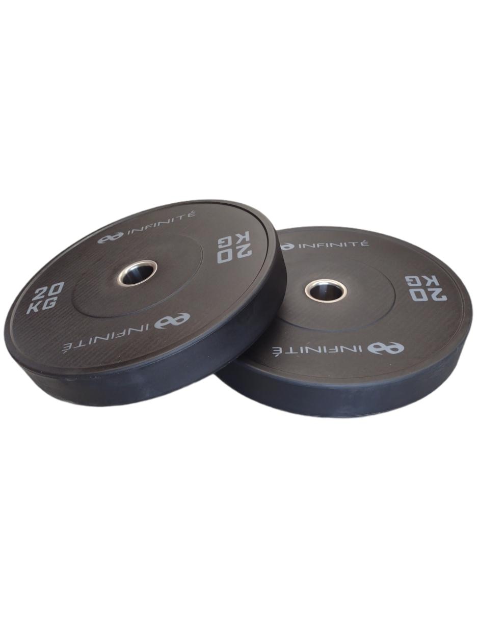 Par de bumpers profesional Infinite 20 Kg Mod. IF-BPN20