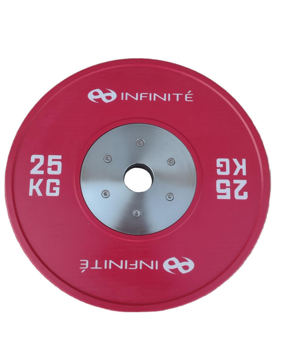 Par de Bumpers de Goma Maciza 25 Kg Mod. IF-BPC25-2 pzas 2