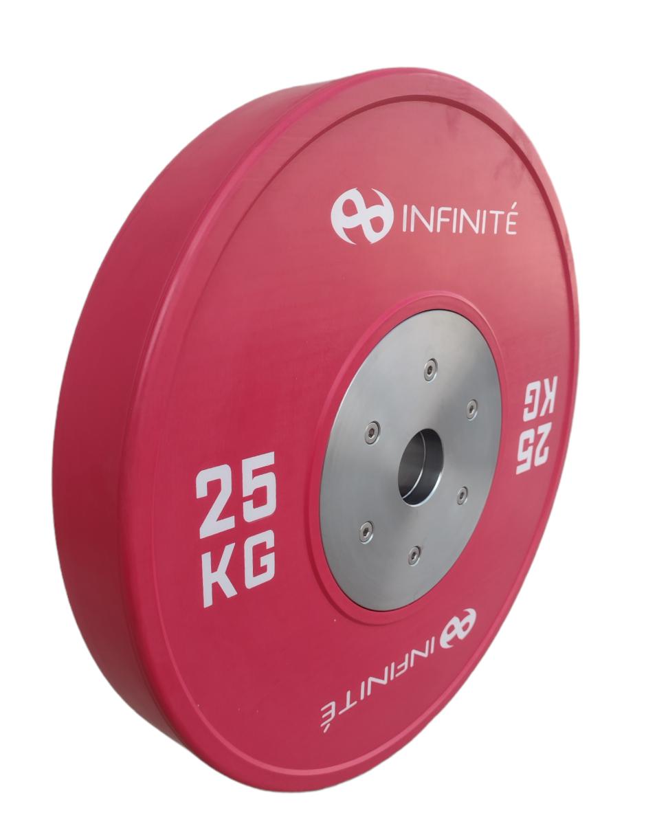 Par de Bumpers de Goma Maciza 25 Kg Mod. IF-BPC25-2 pzas 3